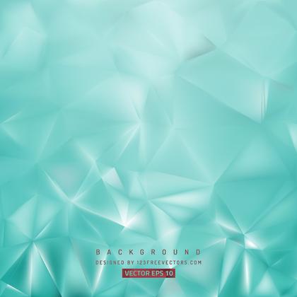 Turquoise Polygon Pattern Background