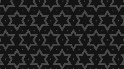 Black Stars Pattern Background Vector Image