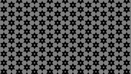 Black Seamless Stars Background Pattern Image