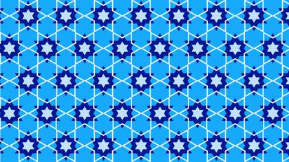 Blue Star Pattern Background
