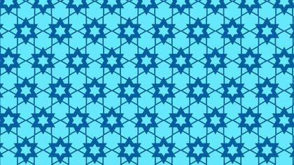 Blue Star Background Pattern Vector
