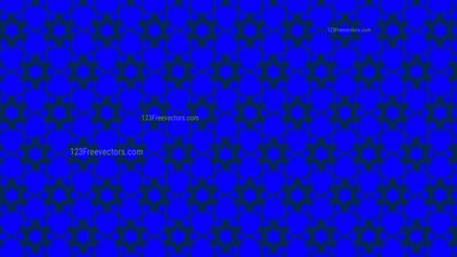 Royal Blue Seamless Star Pattern Background Graphic