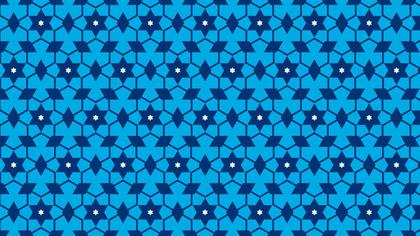 Blue Star Pattern Background
