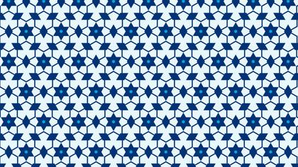 Blue Star Background Pattern