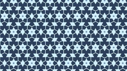 Blue Star Pattern Background Illustration