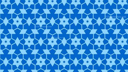 Blue Stars Background Pattern Vector