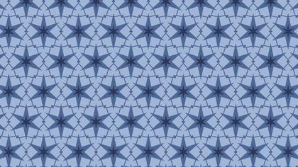 Blue Star Background Pattern