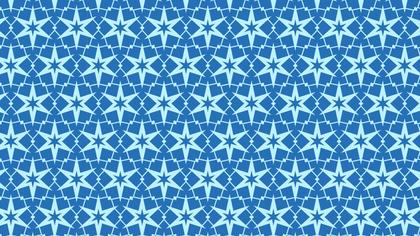 Blue Seamless Star Pattern