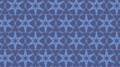 Blue Seamless Stars Pattern
