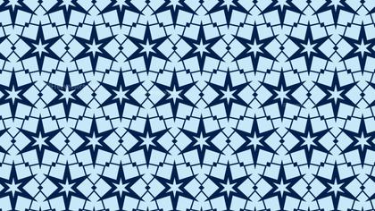 Blue Star Pattern Vector Graphic