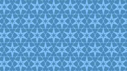 Blue Seamless Stars Pattern Image