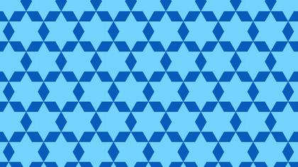 Blue Star Background Pattern