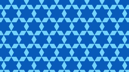 Blue Seamless Star Pattern