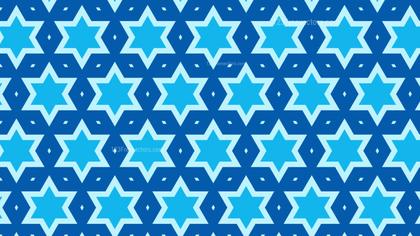 Blue Star Pattern Vector