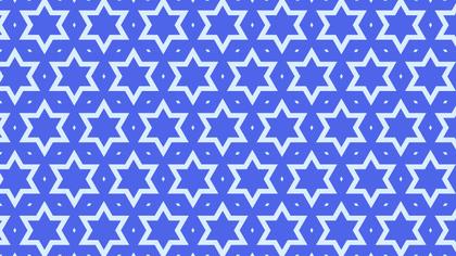 Cobalt Blue Seamless Star Background Pattern Image