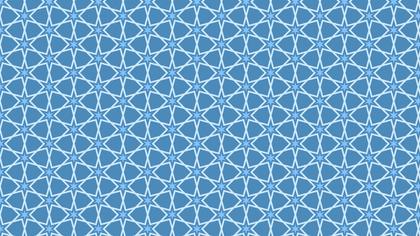 Blue Seamless Stars Pattern Background Vector