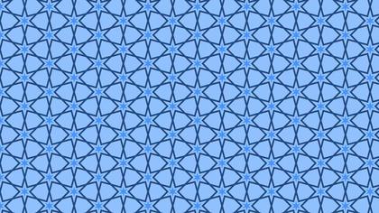 Blue Star Pattern Background