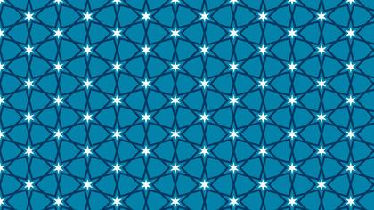 Blue Stars Pattern Background