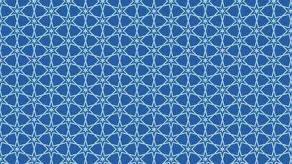 Blue Star Pattern Background Image