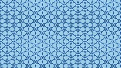 Blue Star Background Pattern Vector Graphic