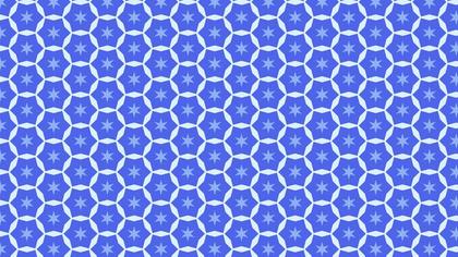 Cobalt Blue Stars Pattern Background Vector Art