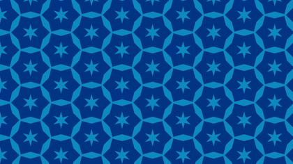 Blue Star Background Pattern