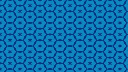 Blue Seamless Star Pattern
