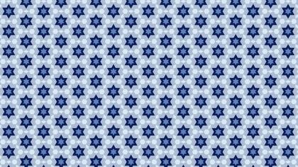 Blue Stars Background Pattern