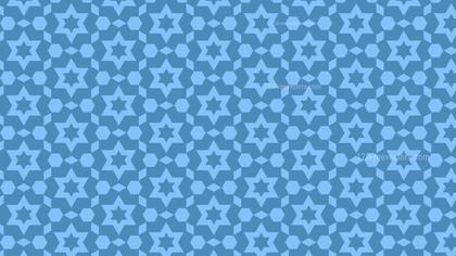 Blue Star Background Pattern Vector