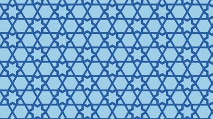 Blue Stars Pattern Background Image
