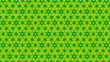 Green Seamless Star Pattern