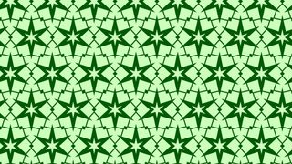 Green Star Pattern