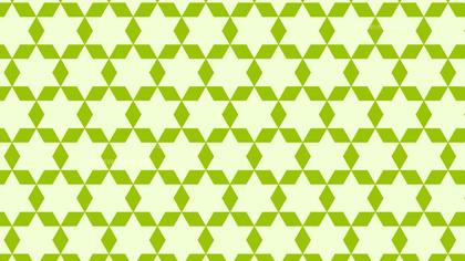 Green Seamless Star Background Pattern Illustration