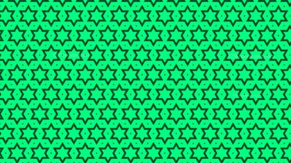Emerald Green Star Pattern Background Illustration