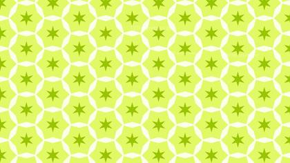 Lime Green Stars Pattern Graphic