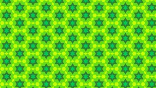 Green Stars Pattern