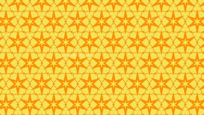 Amber Color Stars Pattern Illustrator