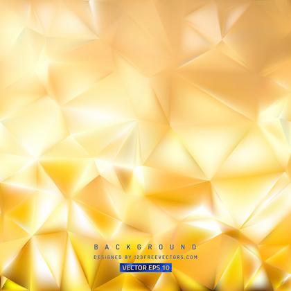 Abstract Yellow Geometric Polygon Background
