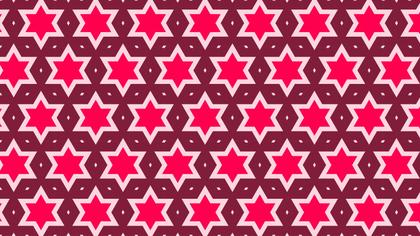 Pink Star Pattern Background