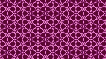 Free Download Pink Star Geometric Pattern Seamless
