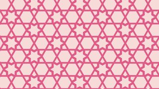 Pink Geometric Pattern