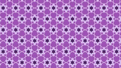 Purple Star Pattern