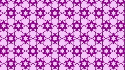 Lilac Seamless Stars Pattern