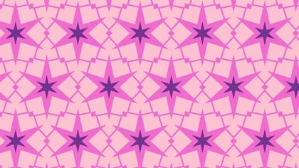 Purple Seamless Stars Pattern