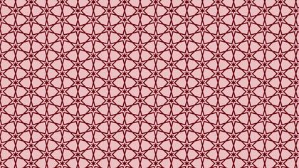 Red Seamless Star Background Pattern Vector Art