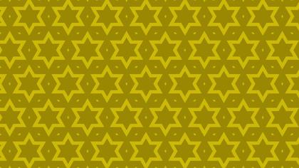 Yellow Stars Background Pattern Vector