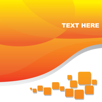 Abstract Orange Background Vector Free