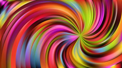 Abstract Colorful Swirl Background Vector Illustration