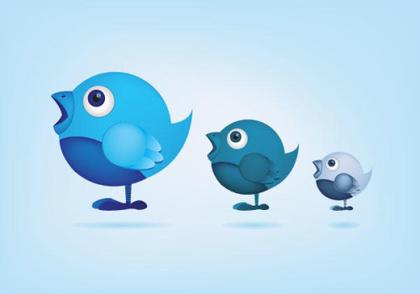 El Birdo – Twitter Bird Icons Free Vector