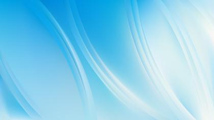 Blue Curves Abstract